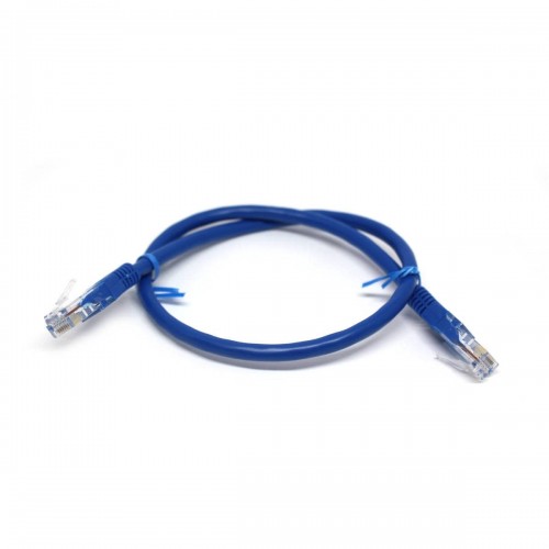 Image de Câble réseau Ethernet Cat6, T568B, Bleu, 1.5 pi.