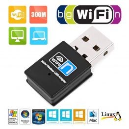 Image de Mini adaptateur USB sans fil 300 Mbps