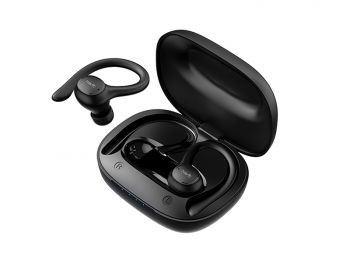 Image de HAVIT TW930 True Écouteurs sans fil avec crochets d'oreille pour les sports de course à pied Fitness_Black color