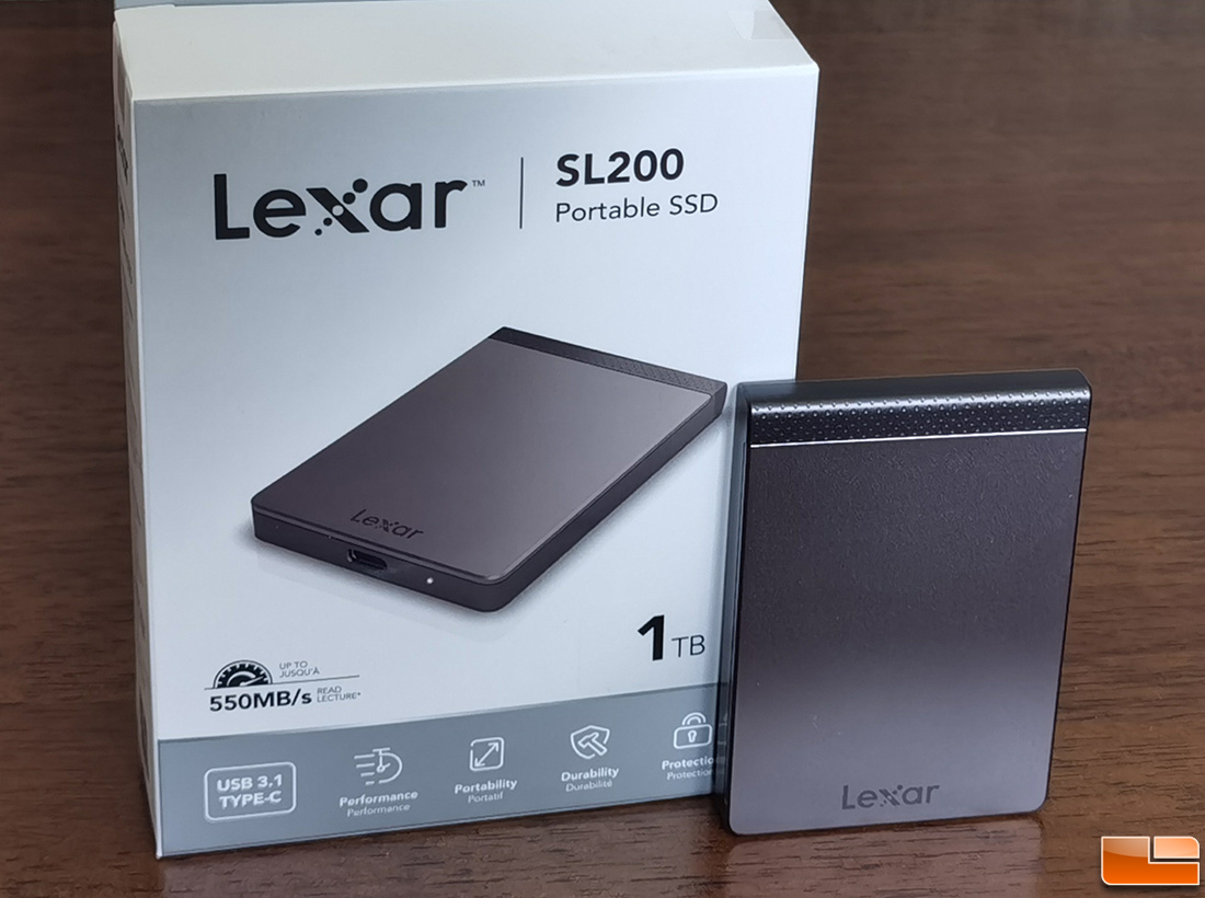 Image de Lexar 1 To SL200 portable USB 3.1 Type-C SSD externe
