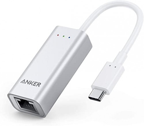 Image de Anker Adaptateur USB C vers Ethernet, 1 Gigabit, 10/100/1000 Mbps