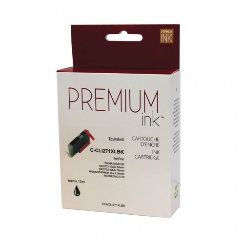 Image de Cartouche Compatible Premium Ink Canon CLI-271XL Noir