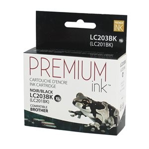 Image de Brother LC203BKS Noir XL Compatible Premium Ink