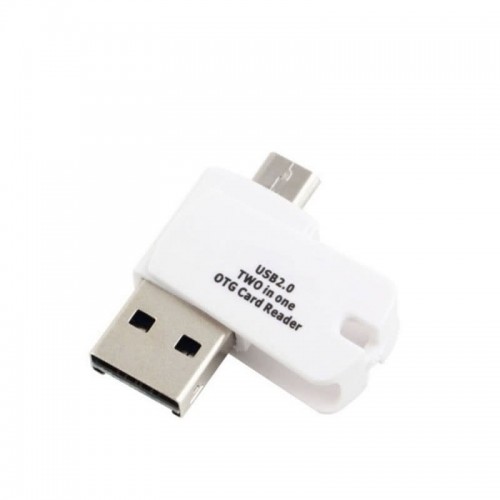 Image de Adaptateur 2 en 1 USB vers Micro USB.