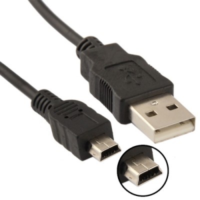 Image de C&acirc;ble USB 2.0 AM-Mini 5Pin 5FT