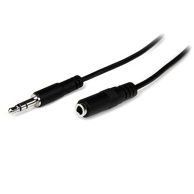 Image de Câble audio stéréo 3,5 mm M / F 15FT