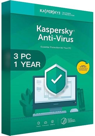 Image de Kasperski Antivirus 3 PC / 1 An