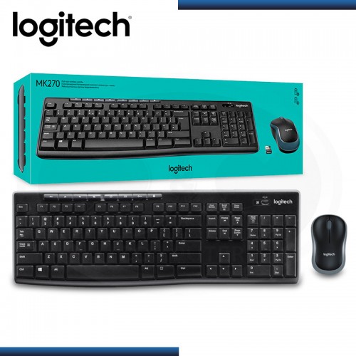 Image de Ensemble clavier et souris Logitech sans fil MK270