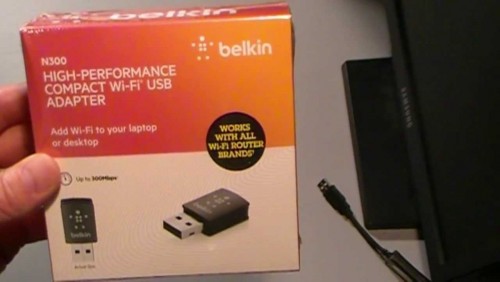 Image de Adaptateur USB sans fil Belkin N300