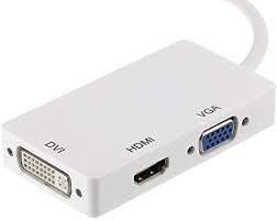 Image de Mini Display Port Thunderbolt vers DVI VGA HDMI