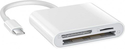 Image de Lecteur de carte USB C CF/SD/TF, lecteur flash compact