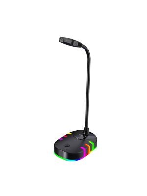 Image de Xtrike Me Microphone de jeu Omnidirectionnel , USB, Haute sensibilité, Lumiere RGB ON/OFF (XMC-02)