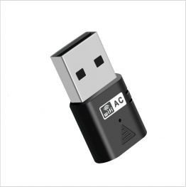 Image de AC 600 5GHz / 2.4GHz Adaptateur Dongle WiFi USB Double Bande - Noir
