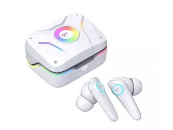 Image de Havit TW952 PRO Game true wireless stereo earbuds with Stylish LED light & Dual Microphone_White ColorID: MOB-HAVIT-TW952PRO-RGB-WHITE
