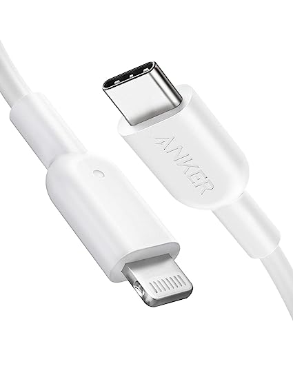 Image de Anker PowerLine II Câble USB C vers Lightning [1,8 m, certifié MFi par Apple] pour iPhone 11 Pro/X/XS/XR/8 Plus/Airpods Pro
