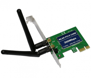 Image de Carte réseau PCI Express sans fil 300 Mbps, avec profil bas