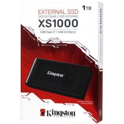 Image de SSD externe portable USB-C/USB3.0 Kingston XS1000 1 To jusqu'&agrave; 1 050 Mo/s