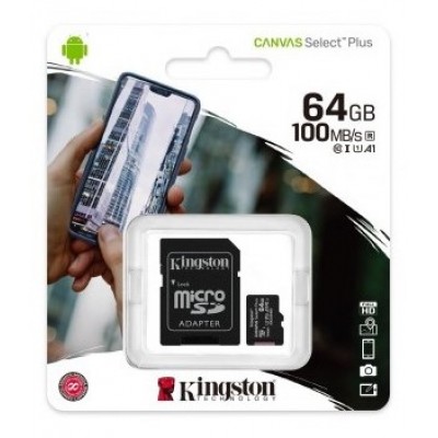 Image de Kingston MicroSD SDCS2 / 64 Go Classe10