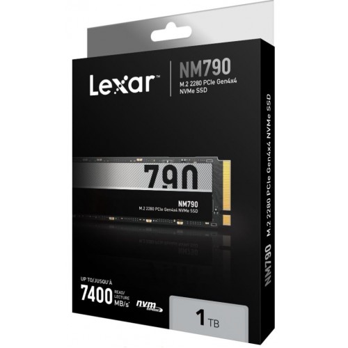 Image de Lexar NM790 1To M.2 2280 PCIe Gen.4&times;4 NVMe2.0 Ver SSD (R:7400/W:6500)