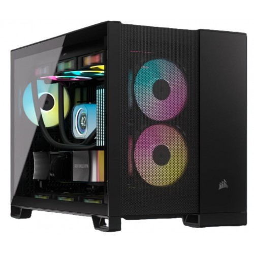 Image de Boîtier PC Corsair 2500D Airflow M-ATX à double chambre