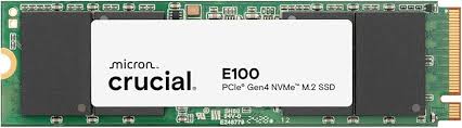 Image de SSD Crucial E100 480 Go PCI-e NVMe GEN4.0 M.2 2280 4700/2500 Mo/s (Version commerciale)