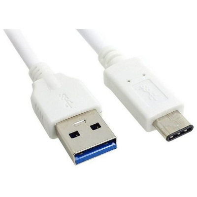 Image de Câble USB 3.0 Type-C 6Ft TopSync blanc ou noir