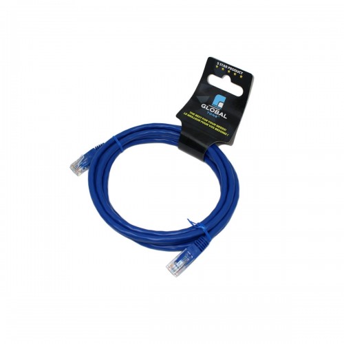 Image de C&acirc;ble r&eacute;seau Ethernet Cat6, T568B, Bleu, 7 pi/ft